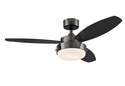 Alloy 42-Inch Indoor Ceiling Fan With LED Light Fixture