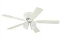 52-Inch Indoor Ceiling Fan With Dimmable LED Light Fixture