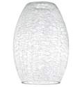 2-1/4-Inch Fitter Clear Crackle Shade