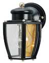 1-Light Matte Black Wall Lantern