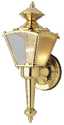 Wall Lantern 1-Light Polished Brass