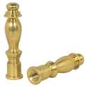 Solid Brass Lamp Finials, Pack of Two
