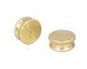 Two Brass Finish 9/16-Inch Lock-Up Caps