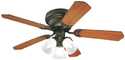 Contempra Trio 42-Inch Indoor Ceiling Fan With Light Kit