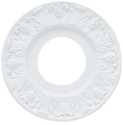10-Inch White Victorian Molded Plastic Ceiling Medallion