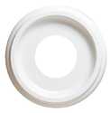 9-3/4-Inch White Smooth Molded Plastic Ceiling Medallion