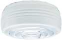 White And Clear Glass Drum Shade