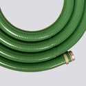 1-1/2-Inch X 20-Foot Green PVC Suction Hose Assembly Pin Lug