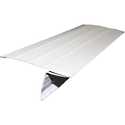 White Roof Edge D Style 4 in 10 ft