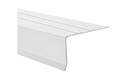 1-1/2-Inch X 1-1/2-Inch X 10-Foot White Steel A-Style Roof Edge Flashing