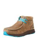 Mens Size 9.5D Brown Bomber With Blue Laces Spitfire Shoe