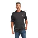 Charger Charcoal Vertical Flag Short Sleeve Men's T Shirt, 2XL