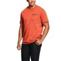 Rebar™ Workman Volcanic Heather Short Sleeve Men's T Shirt, 2XL