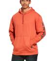 Rebar™ Volcanic Heather Logo Zipper Long Sleeve Men's Hoodie, S