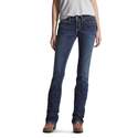 26-Inch Regular Ocean Women's Real Mid Rise Stretch Icon Stackable Straight Leg Jean