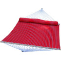 13-Foot Red And Blue Striped Quilted Hammock