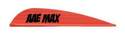 Nock-On Fire Orange Max Stealth Vanes, 40-Pack