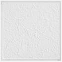 12 x 12-Inch White Textured Grenoble Ceiling Tile, 40-Pieces 
