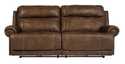 Austere Brown 2-Seat Reclining Sofa