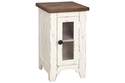 Wystfield White & Brown Chairside End Table