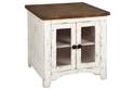 Wystfield  White & Brown End Table