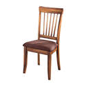 Berringer Rustic Brown Upholstered Dining Chair