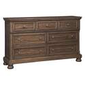 Flynnter - Medium Brown 7-Drawer Dresser