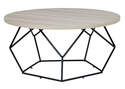 Waylowe Light Brown & Black Coffee Table