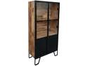 Gabinwell Black & Brown Accent Cabinet/Bookcase