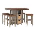 Lettner 5-Piece Counter Height Dining Table Set