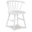 Grannen White Spindle Back Dining Chair