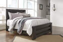 Brinxton Charcoal Queen Panel Bed Rails