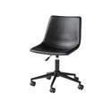Black Bucket Swivel Desk Chair