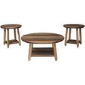 Raebecki Multi-Colored 3-Piece Table Set