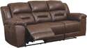 Stoneland Chocolate Manual Reclining Sofa