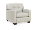 Belziani Coconut Oversized Leather Chair