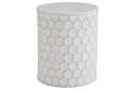 Polly White Stool/Side Table