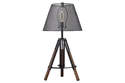 Leolyn - Black And Brown Metal Table Lamp