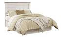Willowton White Wash Queen Panel Footboard