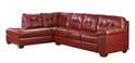 Alliston Salsa DuraBlend 2-Piece Sectional With Left Arm Facing Chaise