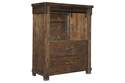 Brown Lakeleigh Five Drawer Chest