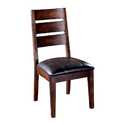 Larchmont - Burnished Dark Brown Dining Upholstered Side Chair, Set Of 2
