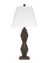 Natane Dark Brown Poly Table Lamp