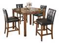 Theo Counter Height Dining Room Table And Bar Stools (Set Of 5)