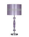 Metal Table Lamp Nyssa Purple