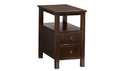Marion Dark Brown Chairside End Table