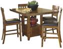 Ralene Brown Counter Height 5-Piece Table Set