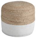 Sweed Valley Natural & White Pouf