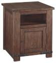Budmore Brown Rectangular End Table