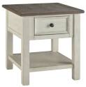 Bolanburg Two-Tone Rectangular End Table
